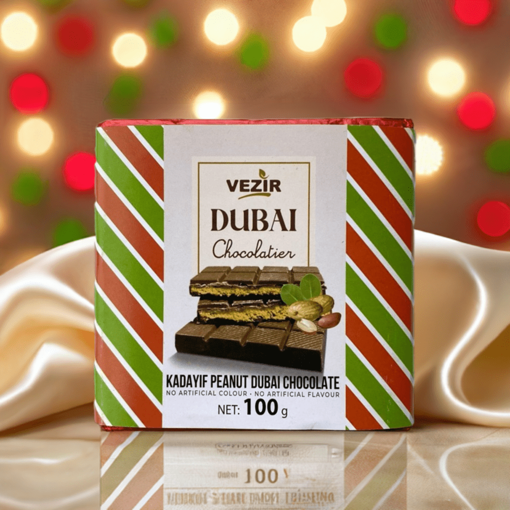 Peanut Praline Dubai Chocolate Bar – Crispy & Nutty Delight - TryAladdin