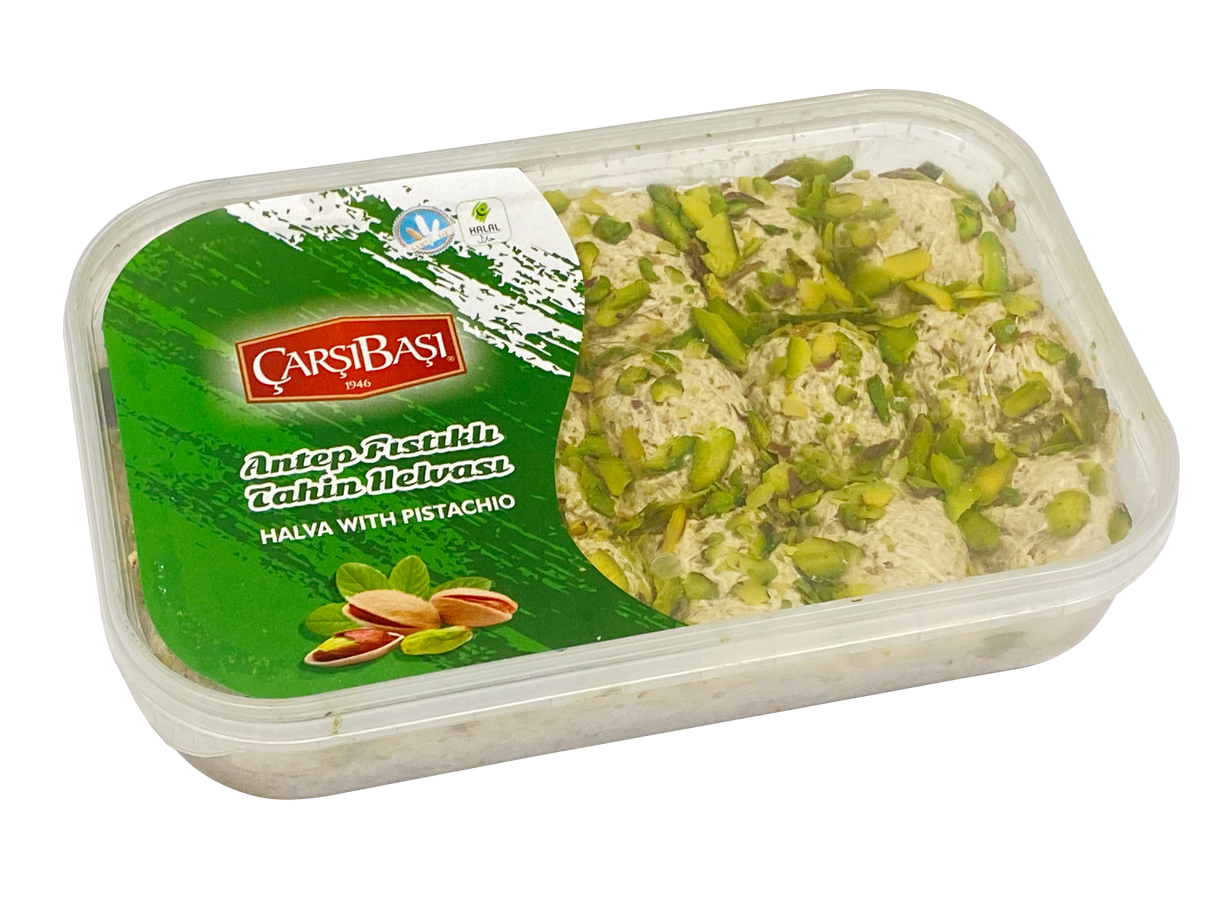 حلاوة طحينية فستق أنطاكيا الفاخرة - قطعة 400 جرام