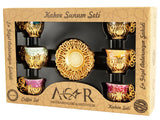 Acar | Turkish Coffee Set of Six - Tulip - Gilded - Gold - TryAladdin