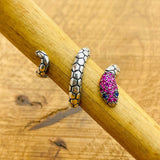 Adjustable Amethyst Snake Ring - TryAladdin