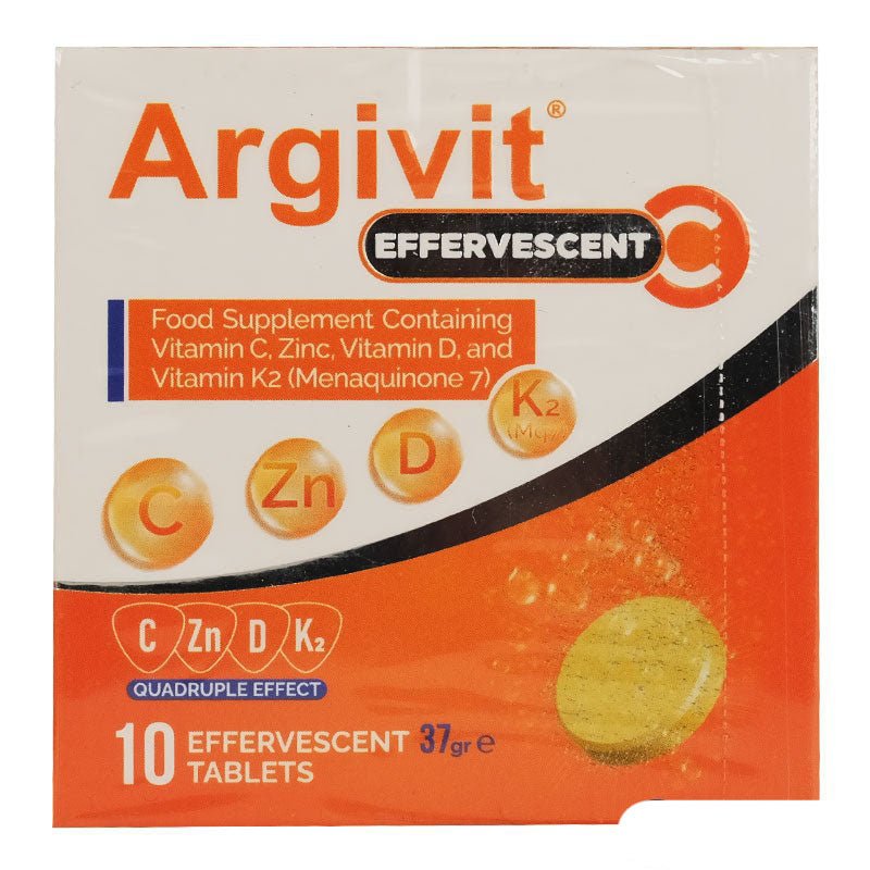 Argivit Vitamin C 10 Effervescent Tablet - TryAladdin