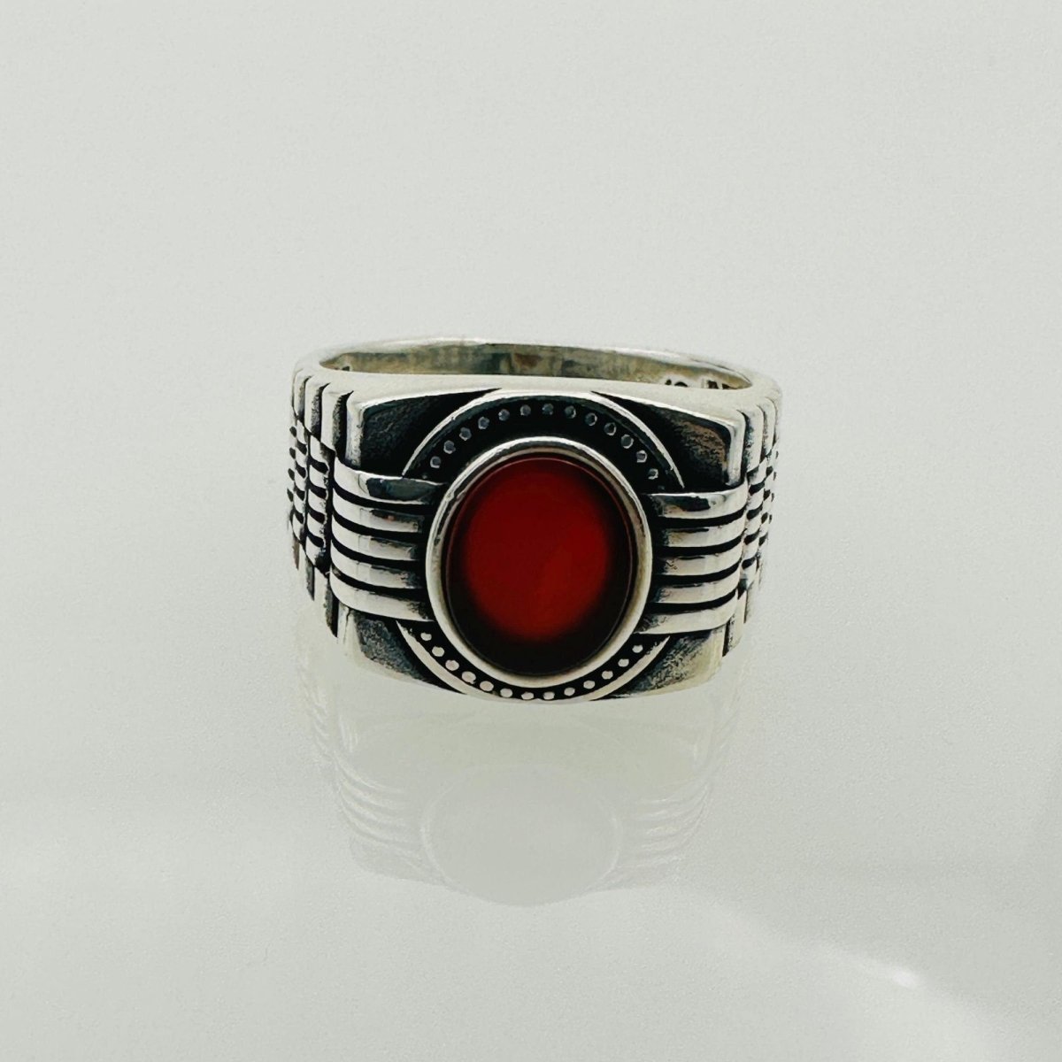 Black Onyx Stone Men's Ring - TryAladdin