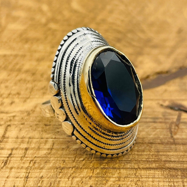 Blue Sapphire Ring - TryAladdin