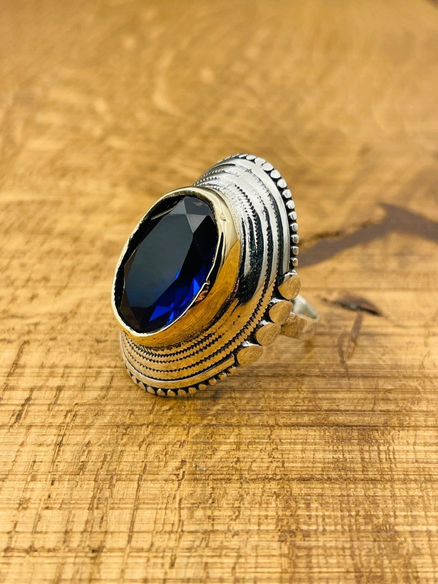 Blue Sapphire Ring - TryAladdin