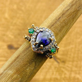 Citrine & Amethyst Reversible Ring - TryAladdin