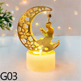 Crescent and Prayer Decorative LED Candle - TryAladdin