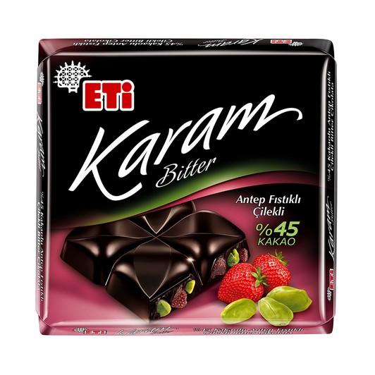 Eti Karam 45% Cocoa Pistachio Strawberry Chocolate - TryAladdin