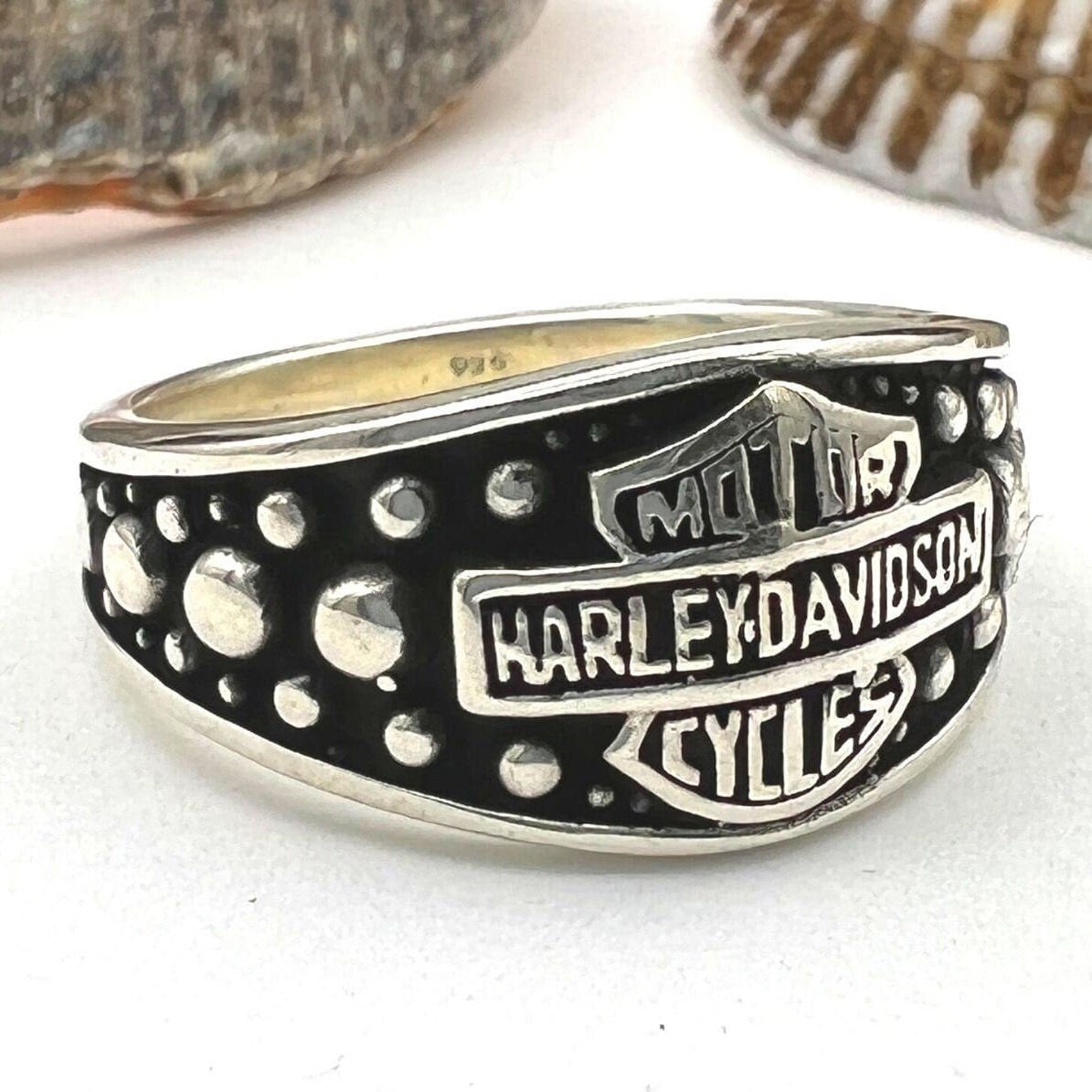 Harley Davidson 925 Sterling Silver Ring - TryAladdin