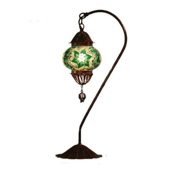 HND Handicraft | Handmade Swan Neck Mosaic Lamp - TryAladdin