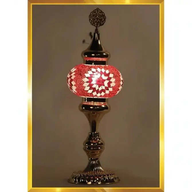 HND Handicraft | Handmade Turkish - Moroccan Mosaic Table Lamp - TryAladdin