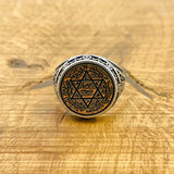 King Solomon Seal Silver Ring - TryAladdin