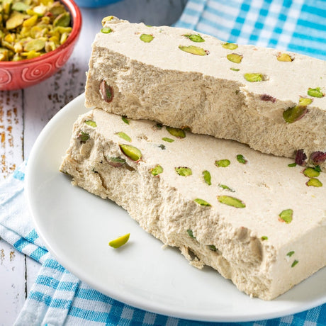 Koksa | Diabetic Tahini Halva with Antep Pistachio - TryAladdin