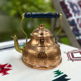 Lavina | Copper Tea Pot Honeycomb Pattern (19 cm) - TryAladdin