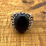 Men's Black Onyx Ring - TryAladdin