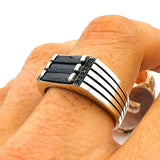 Men's Black Onyx Ring - TryAladdin