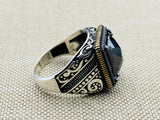 Men's Handmade Ring, Onyx Variant - TryAladdin