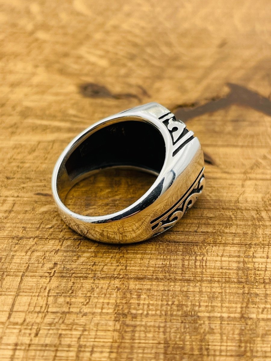 Men's Minimalist Stoneless Sterling Silver Ring - TryAladdin