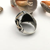 Men's Onyx Silver Ring - TryAladdin