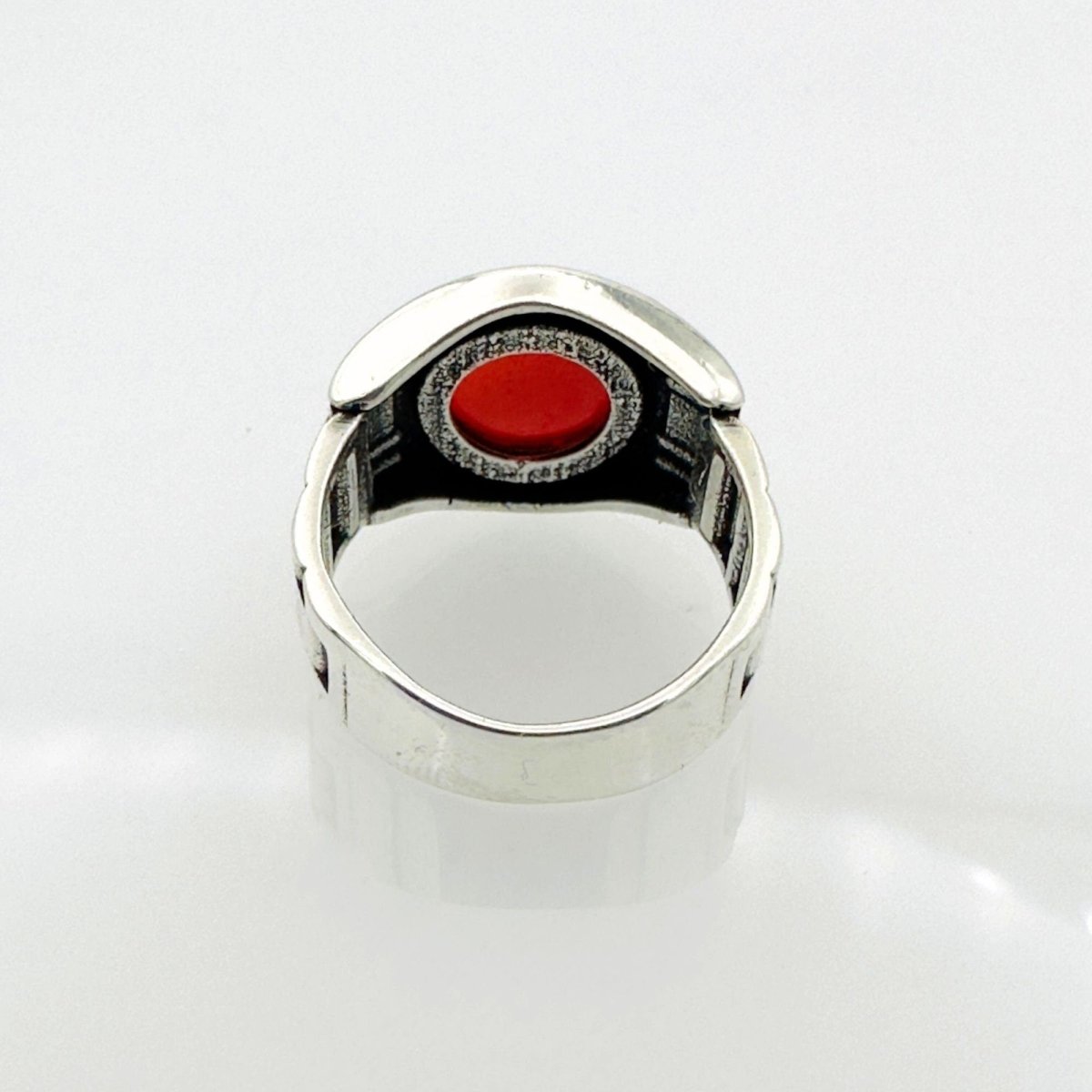 Men's Red Stone Ring - TryAladdin