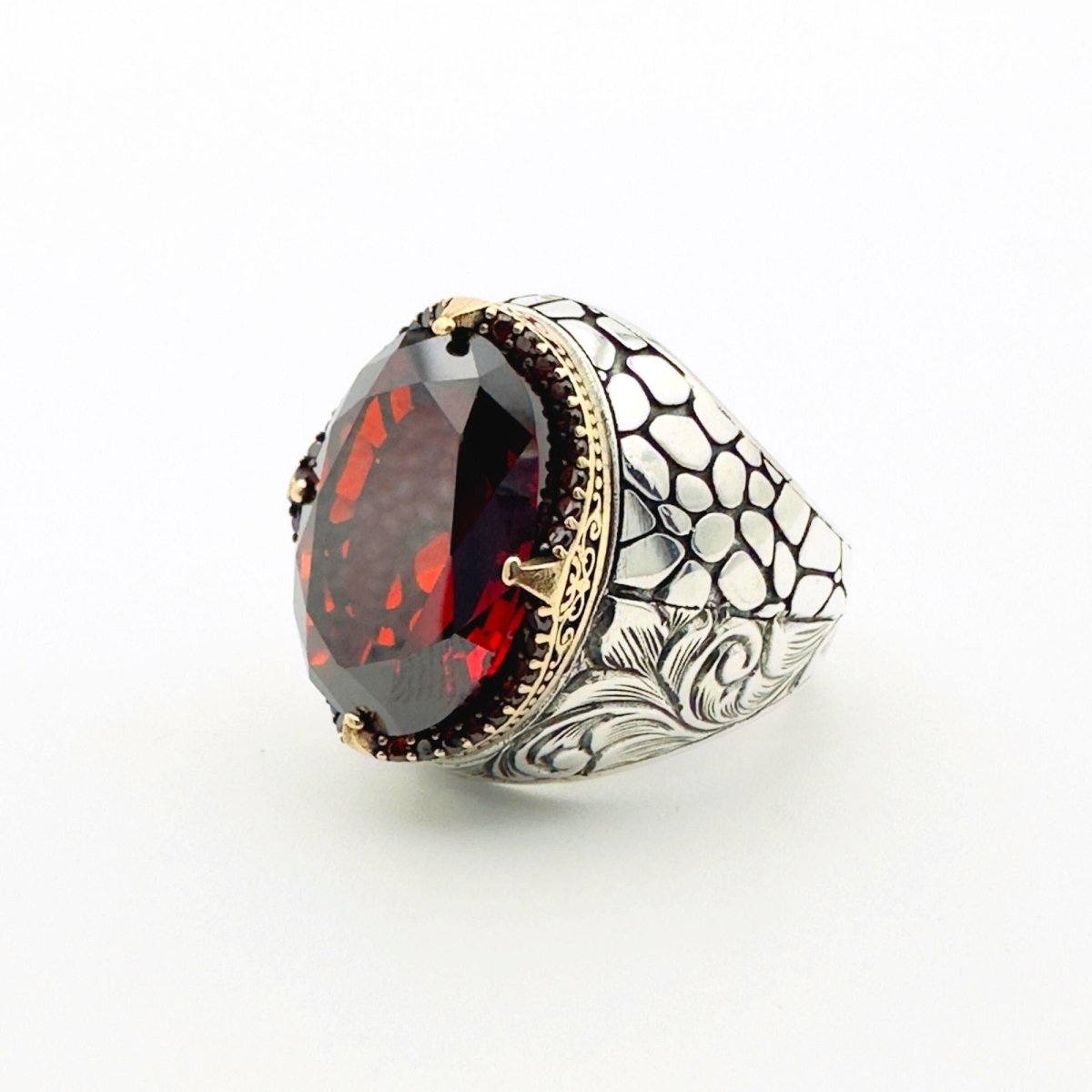 Men's Ruby Ottoman Ring - TryAladdin