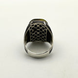 Men's Silver Star of David with Seal of Solomon Ring - TryAladdin