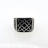 Men's Sterling Silver Handmade Ring - TryAladdin