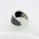 Men's Sterling Silver Handmade Ring - TryAladdin