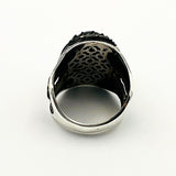 Men's Vintage Onyx Stone Ring - TryAladdin