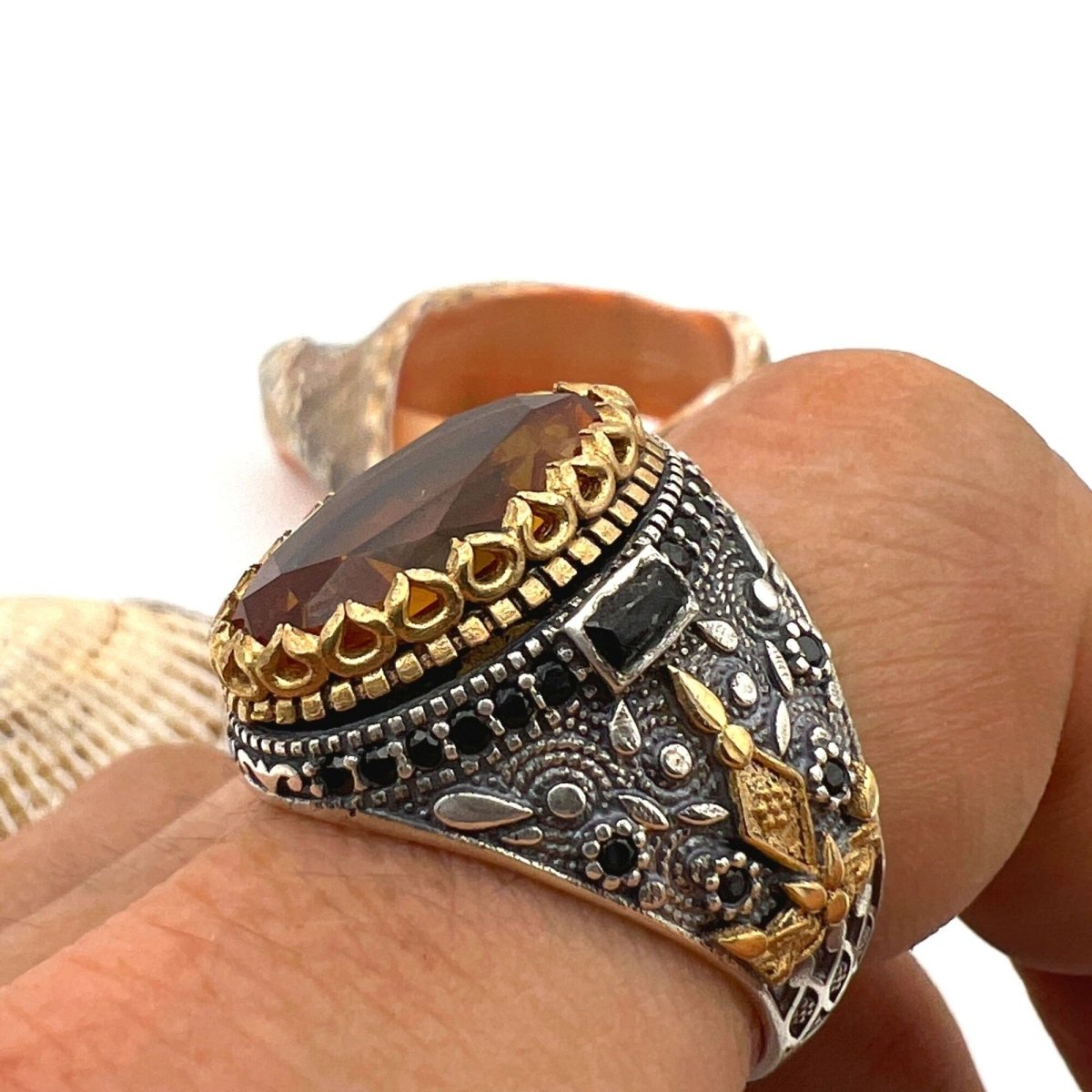 Men’s Zultanite Silver Ring - TryAladdin