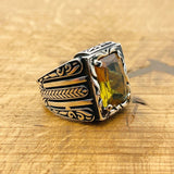 Multi - Color Zultanite Stone Men's Ring - TryAladdin