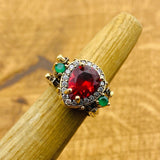 Multi - Stone Reversible Ring - TryAladdin