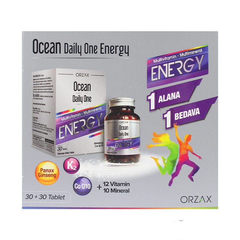 Ocean Daily One Energy 2 x 30 Tablets - TryAladdin