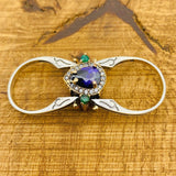 Reversible Amethyst and Citrine Ring - TryAladdin