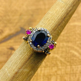 Reversible Zultanite - Sapphire Ring - TryAladdin