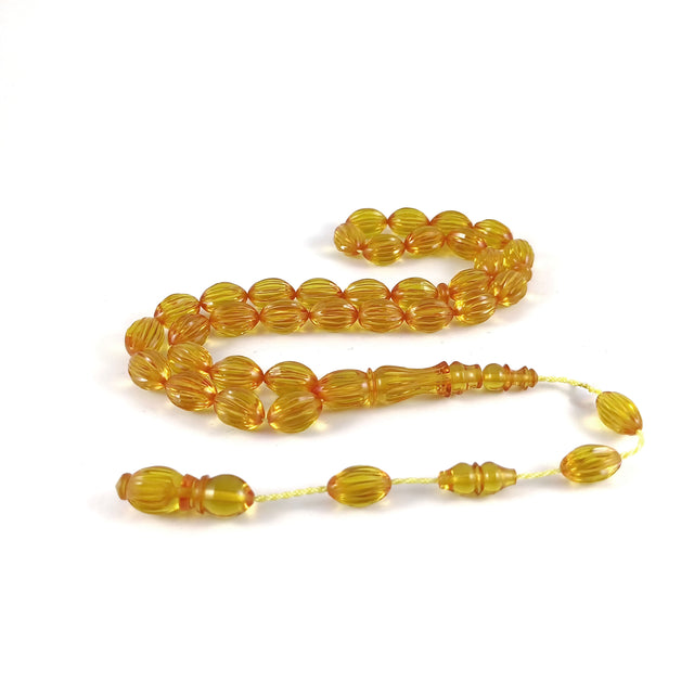 Selderesi | Master Craftsmanship Fire Amber Tasbih - TryAladdin