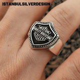 Sterling Silver Harley Davidson's Biker Ring - TryAladdin