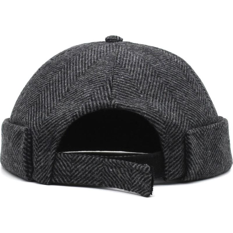 Taki | Winter Woolly Retro Docker Cap - Unisex Skullcap Beanie - TryAladdin