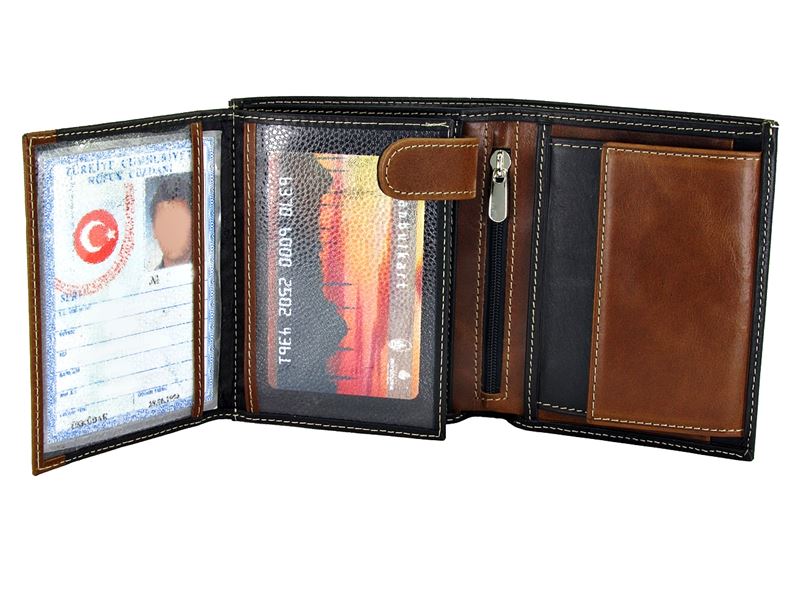 Taki | Zenga Men's Leather Wallet - Multiple Compartments - TryAladdin