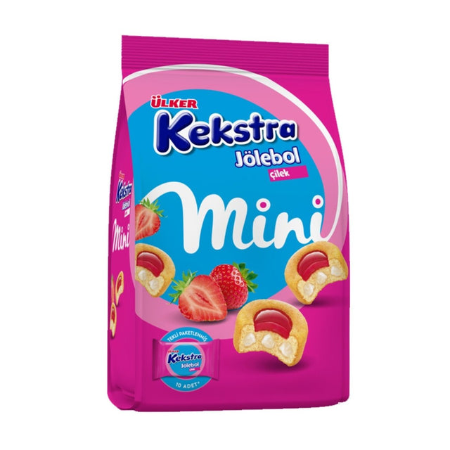 Ulker | Kekstra Mini Strawberry Cakes in Single Serve Bag - TryAladdin