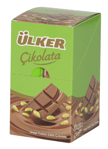 Ulker | Milk Chocolate Bar with Pistachio - TryAladdin