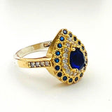 Women's Blue Sapphire Stone Ring - TryAladdin