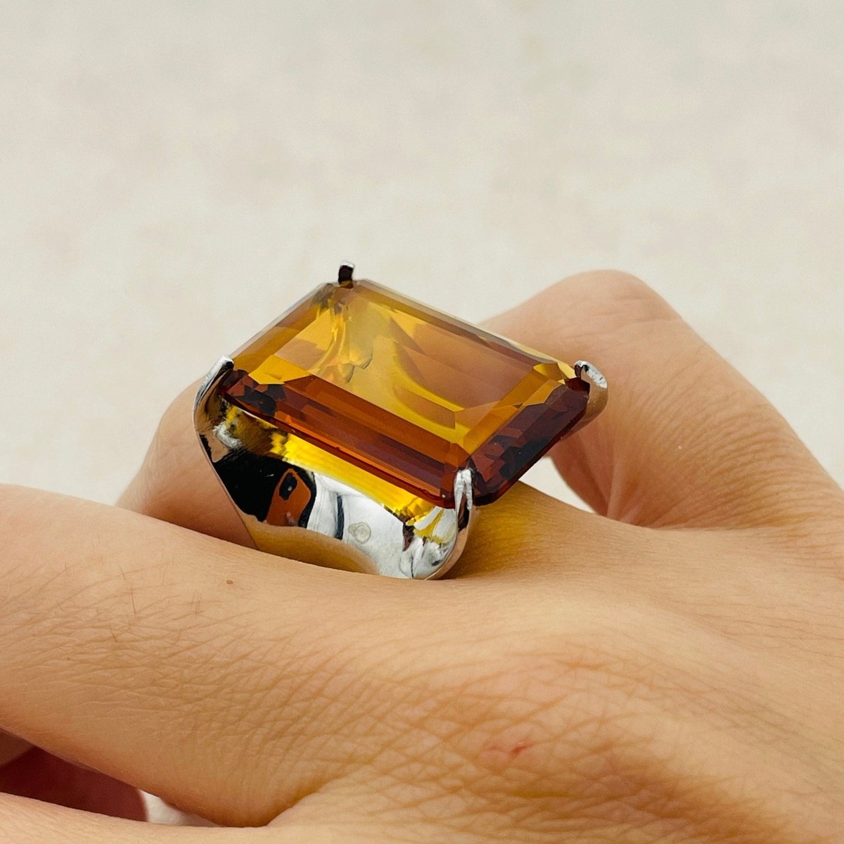 Women’s Citrine Birthstone Ring - TryAladdin