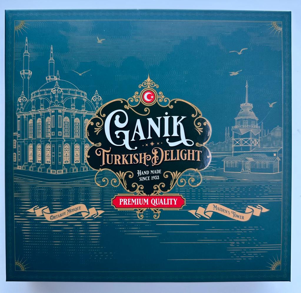 Ganik | Turkish Delight Double Roasted Pomegranate Wick with Pistachio & Coconut - TryAladdin