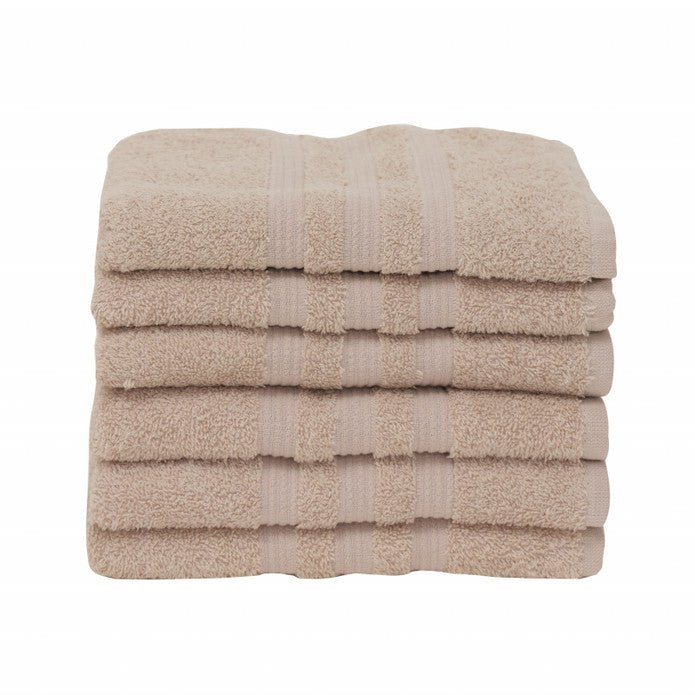 Karaca Home 100% Cotton 6 - Piece Face Towel Set - TryAladdin