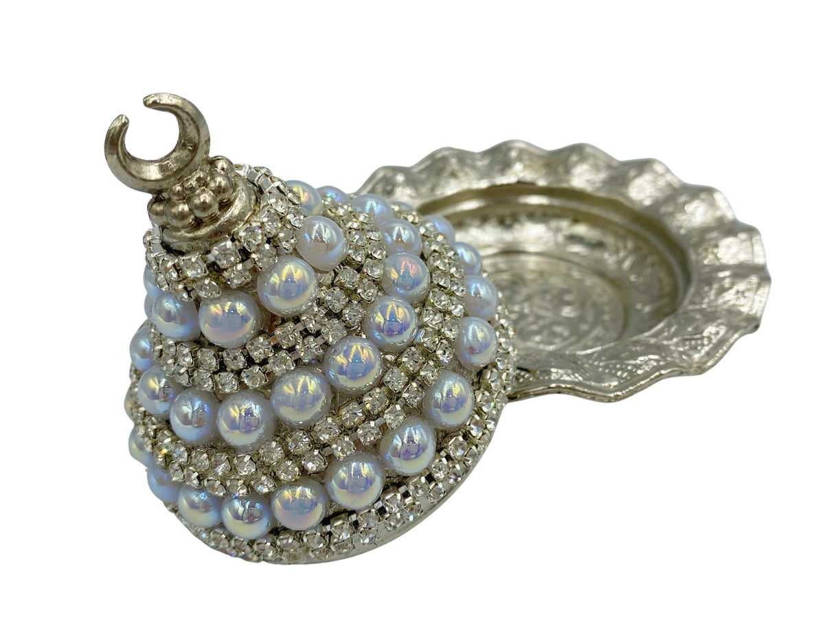 Lavina | Mini Bowl with Lid for Delight/Candy Pearl Design - TryAladdin