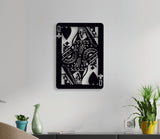 NR Dizayn | Queen of Hearts Metal Wall Art - TryAladdin